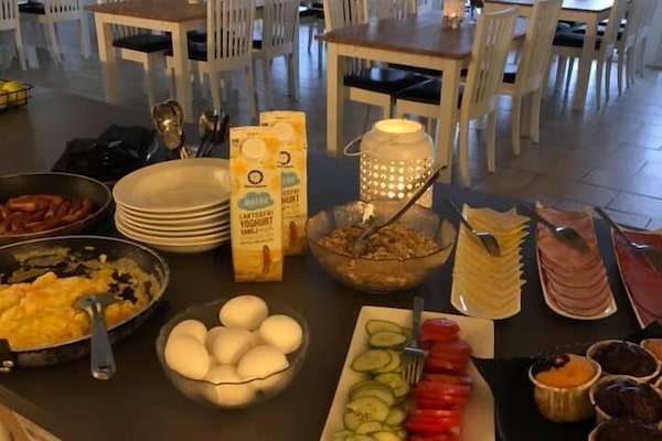 Petit déjeuner buffet compris tous les jours