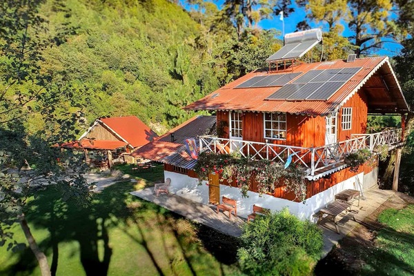Mountain cabin located at 2600m