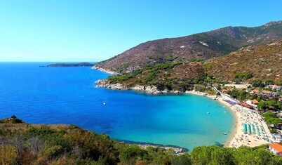 Panoramic position on the bay of Cavoli