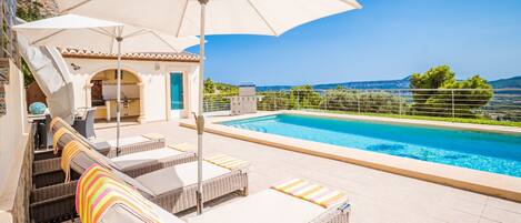 Una piscina climatizada