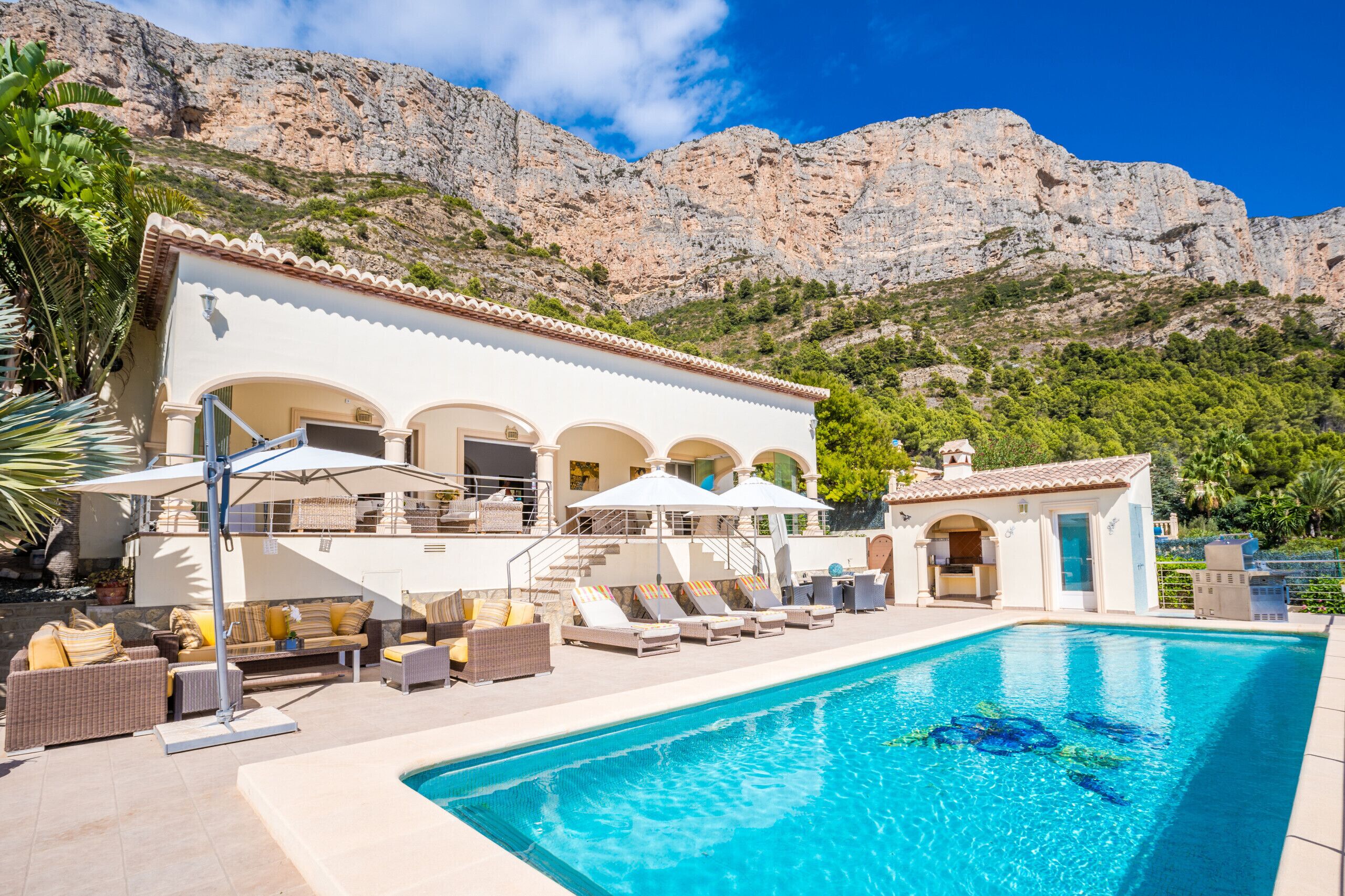 Una piscina riscaldata