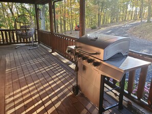 Outdoor wedding area