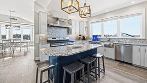 Coffee/tea maker, fridge, microwave, oven - Great White Shack | 120 ft to the beach | Private Pool, Hot tub (Virginia Beach)