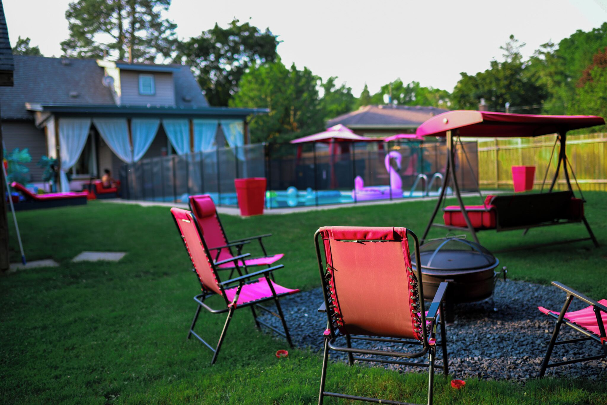 Enceinte de l’hébergement