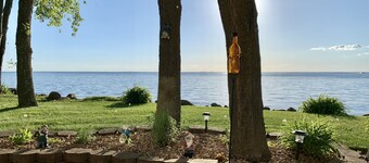 Cabin on MilleLacs, RV hookups, stunning sunsets, dogs welcome.