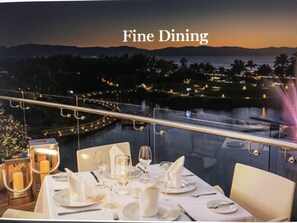 Outdoor dining - VIDANTA Grand Mayan one bedroom suite (Nuevo Vallarta)