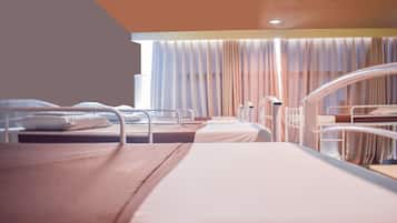 Room, Mixed Dorm | 1 bedroom, bed sheets