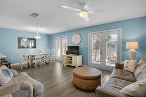 Smart TV, DVD player, toys