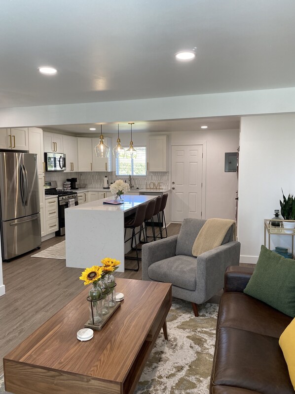 Smart TV, DVD player, books