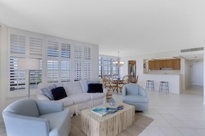 Condo, Multiple Beds (South Seas Tower 2-603) | Living room | Flat-screen TV