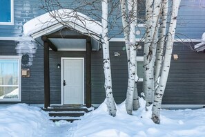 Exterior detail - Dog Friendly TH w/Mtn Views-Grill-W/D in Unit-Deck + Steps to Free Ski/Town Bus-Eat-Drink-CoreTrail (Steamboat Springs)