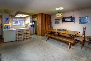 Dining - Nice 4 bedroom 2 bath home - great location near Sunnyside.  Private Beach access. (Tahoe City)
