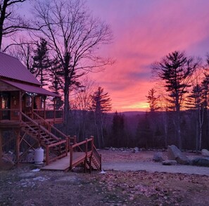 Property grounds - Handcrafted NH Treehouse · 2hr Boston · Fire Pit, Lake, Stargazing (Munsonville)