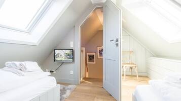 2 slaapkamers, een strijkplank/strijkijzer, wifi, beddengoed