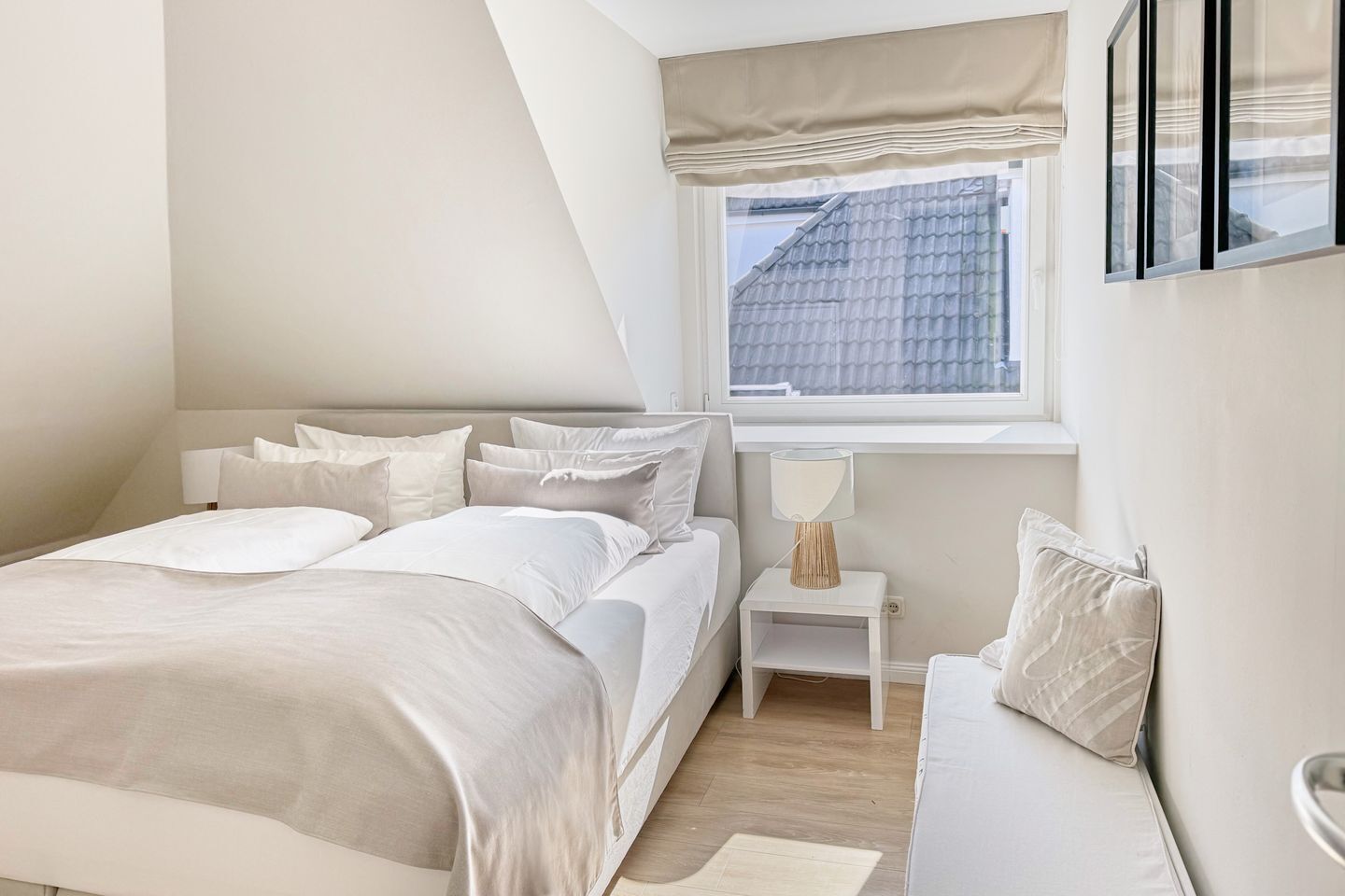 2 bedrooms, in-room safe, iron/ironing board, WiFi