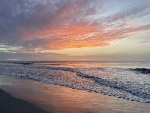 Pet-friendly guest suite. Private fenced yard. 2 min walk to beach. 