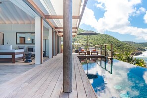 A heated pool - Villa Maria | Ocean Front - Located in  Fabulous Pointe Milou with Private Pool (Pointe Milou)
