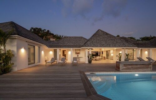 Villa Bel Air | Ocean View - Located in  Tropical Saint Jean with Private Pool