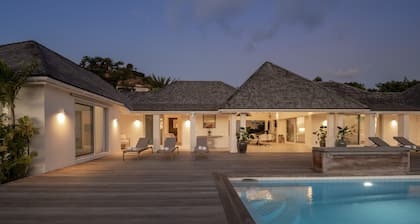 Villa Bel Air | Ocean View - Located in Tropical Saint Jean with Private Pool