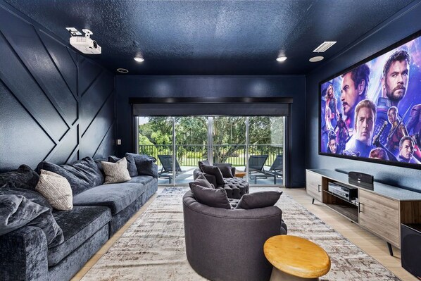 TV, foosball, table tennis