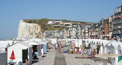 Cozy nest near the sea, private parking space between Normandy and Baie Somme