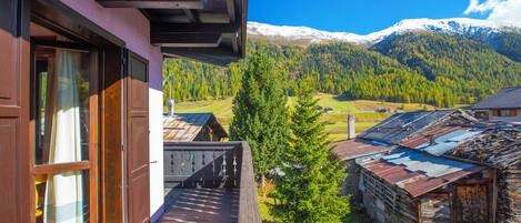 家庭公寓, 2 间卧室, 露台 (Casa Cisi ski in-Ski out 20m) | 露台