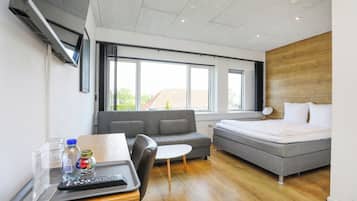 Chambre Confort | Bureau, Wi-Fi gratuit, draps fournis