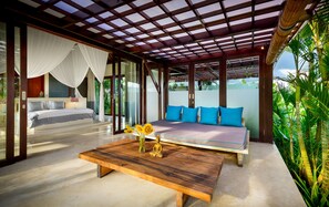In-room safe, desk, free WiFi, bed sheets - Villa Kalima - 6 bedroom beachfront villa in Seseh Beach (Mengwi - Badung)
