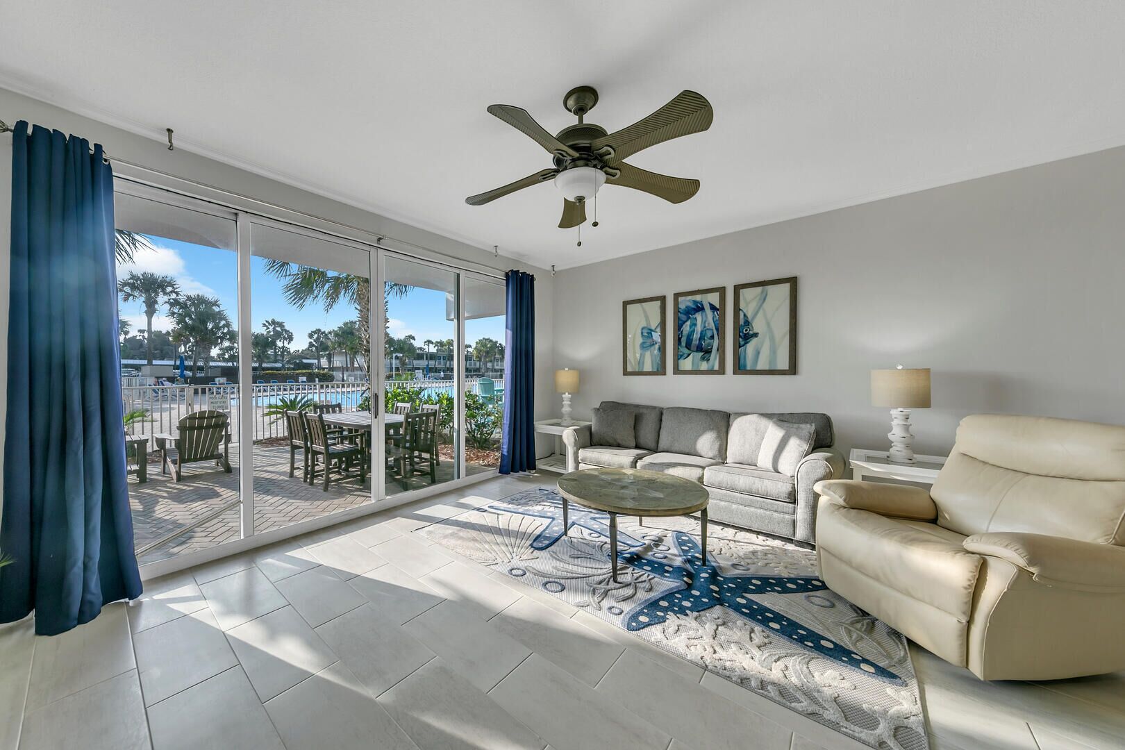 Gulf 103---REMODELED----GROUND FLOOR-WALK OUT TO POOL OR BEACH-Closest to the Beach @ DW