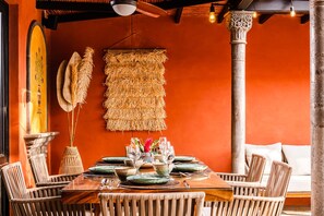 Dining - Mediterranean Villa with Private Pool & BBQ (Tamarindo)