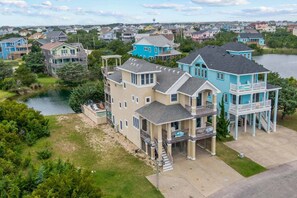 Exterior - Soundside Dog Friendly w/ Pool, Hot Tub, Game Room, Community Tennis/Pickleball (Avon)