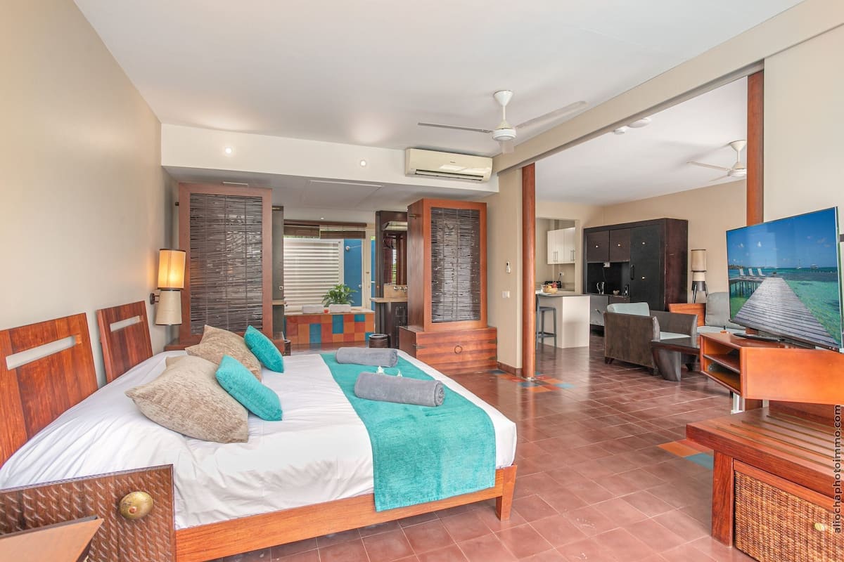 Villa, 1 Bedroom, Private Pool, Sea View | 1 bedroom, premium bedding, pillowtop beds, in-room safe