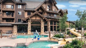 Indoor pool, outdoor pool