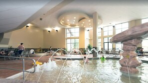 Indoor pool, outdoor pool