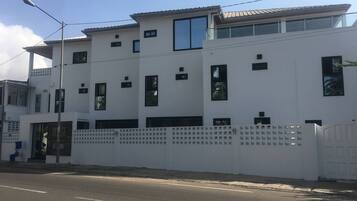 Overnatningsstedets facade