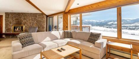 Télévision, cheminée, jeux vidéo