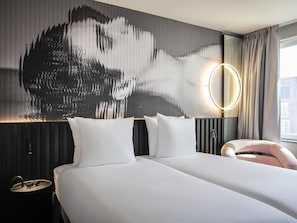 Twin Room, 2 Twin Beds | Minibar, in-room safe, desk, laptop workspace - TRIBE Amsterdam City (Amsterdam)
