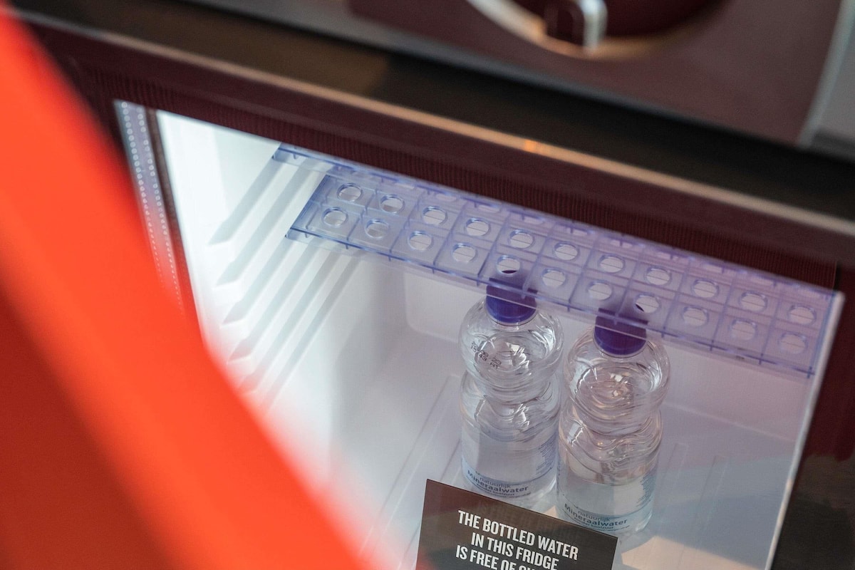 Minibar, caja de seguridad en la habitación y escritorio