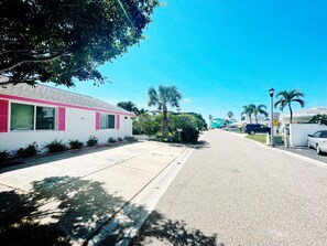 Property grounds - Beach Ave Escape Unit A - just steps from the Beach! (Redington Shores)