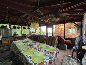 Dining - My house is unique,  welcome EVERYONE to  enjoy beautiful VALLEY in Swane Lake.  (Swan Lake)