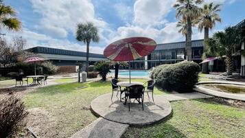 Seasonal outdoor pool