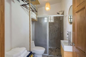 Shower, towels