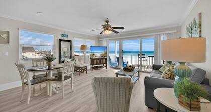 Third Floor End Unit, Beach service included, 2 chairs & 1 umbrella, Mar-Oct