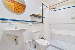 Douche, serviettes fournies