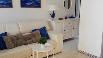 TV, DVD player, stereo