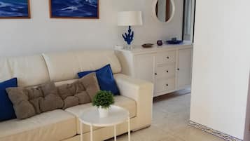 TV, DVD player, stereo