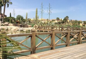 Property grounds - Homely Apartment in El Faro with Pool, Terrace, Balcony, A/C & Wi-Fi (Vera Playa)