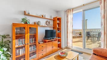 Fernseher, DVD-Player, Stereoanlage