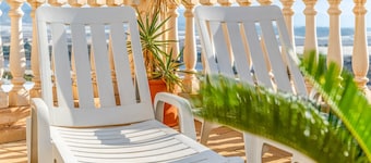 Appartement à Bolnuevo avec vue mer, piscine partagée, climatisation et Wi-Fi
