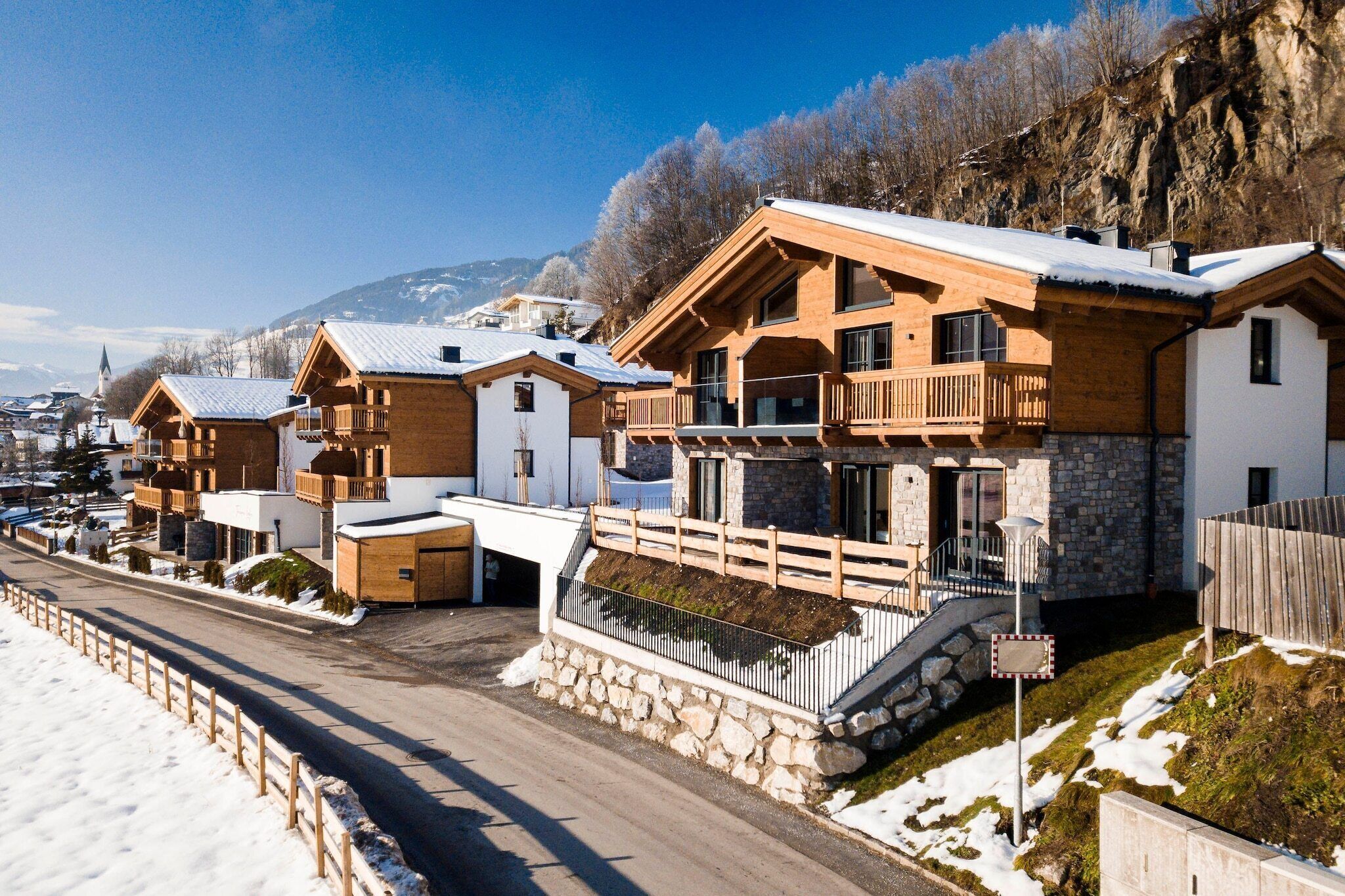 Außenseite Ferienhaus [Winter]